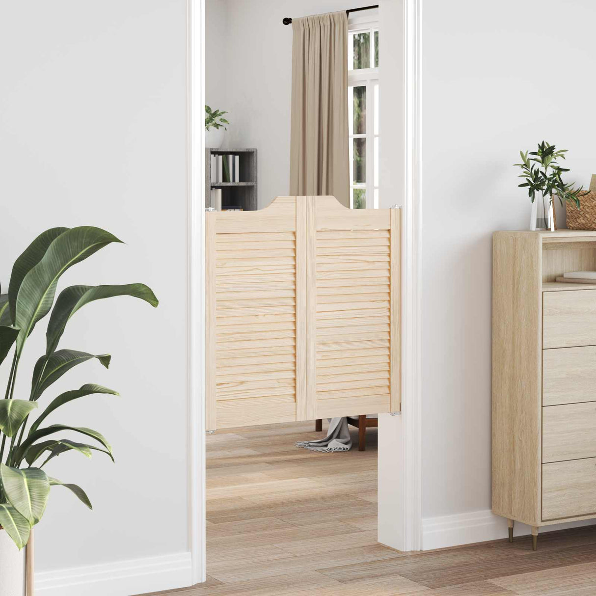 vidaXL Schuifdeuren Naturel 80 x 40 cm Massief grenenhout