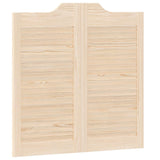 vidaXL Schuifdeuren Naturel 80 x 40 cm Massief grenenhout