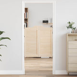vidaXL Schuifdeuren Naturel 80 x 40 cm Massief grenenhout