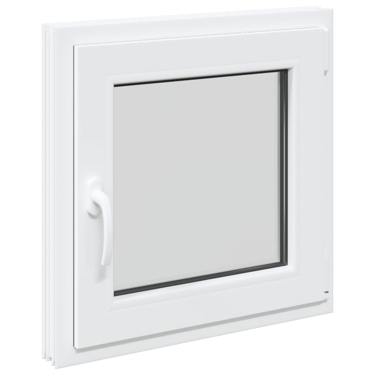 Cellar Window RISOR White 50 x 50 cm PVC and Glass