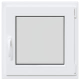 Cellar Window RISOR White 50 x 50 cm PVC and Glass