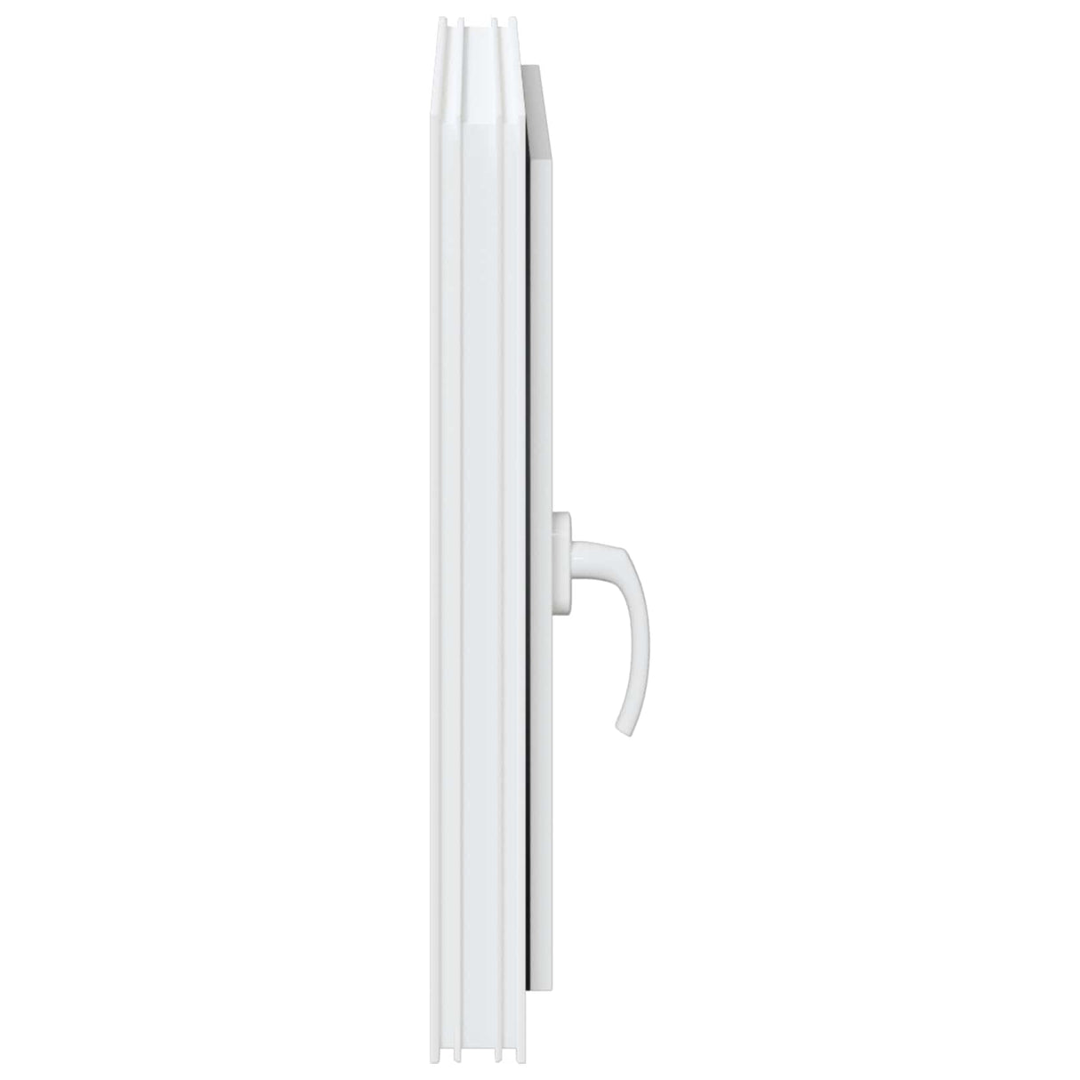 Cellar Window RISOR White 50 x 50 cm PVC and Glass