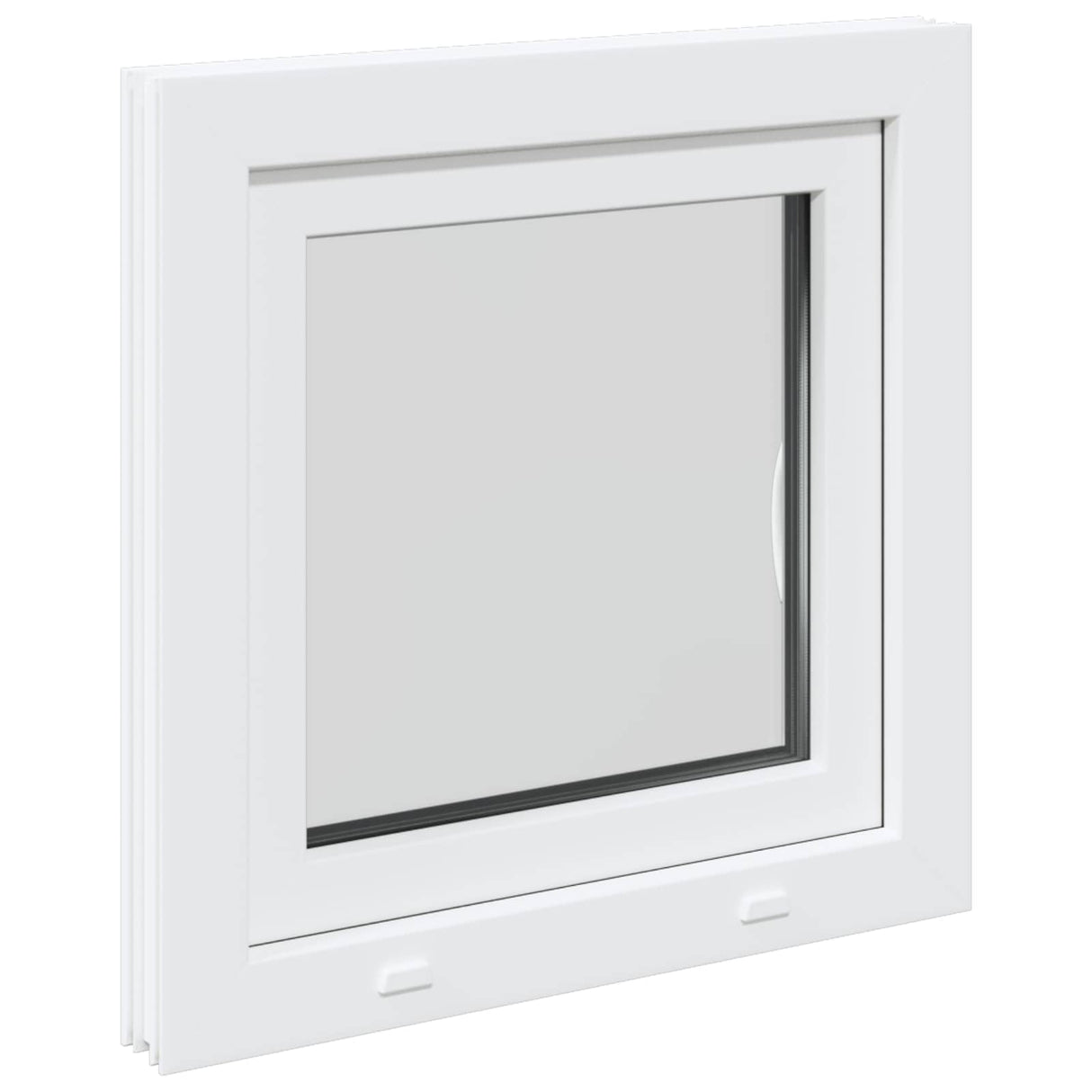Cellar Window RISOR White 50 x 50 cm PVC and Glass