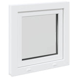 Cellar Window RISOR White 50 x 50 cm PVC and Glass