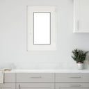 Cellar Window RISOR White 50 x 50 cm PVC and Glass