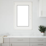 Cellar Window RISOR White 50 x 50 cm PVC and Glass