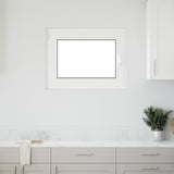 Cellar Window RISOR White 50 x 50 cm PVC and Glass