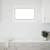 Cellar Window RISOR White 50 x 50 cm PVC and Glass