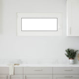 Cellar Window RISOR White 50 x 50 cm PVC and Glass