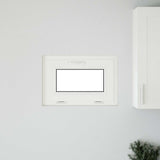 vidaXL Basement Window RISOR 60 x 40 cm PVC and Glass White
