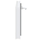vidaXL Basement Window RISOR 60 x 40 cm PVC and Glass White