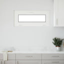 vidaXL Basement Window RISOR 60 x 40 cm PVC and Glass White