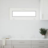 vidaXL Basement Window RISOR 60 x 40 cm PVC and Glass White