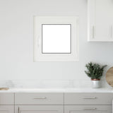 Cellar Window RISOR White 50 x 50 cm PVC and Glass