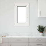 Cellar Window RISOR White 50 x 50 cm PVC and Glass