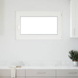 Cellar Window RISOR White 50 x 50 cm PVC and Glass