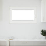Cellar Window RISOR White 50 x 50 cm PVC and Glass