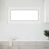 Cellar Window RISOR White 50 x 50 cm PVC and Glass
