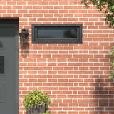 vidaXL Basement Window RISOR 60 x 40 cm PVC and Glass White
