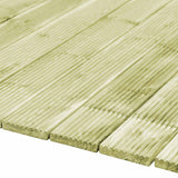 vidaXL Decking Board 8 pcs Green Impregnated 1.16 m²