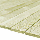 vidaXL Terrasplank 12 pcs Groen Geïmpregneerd 1,44 m²