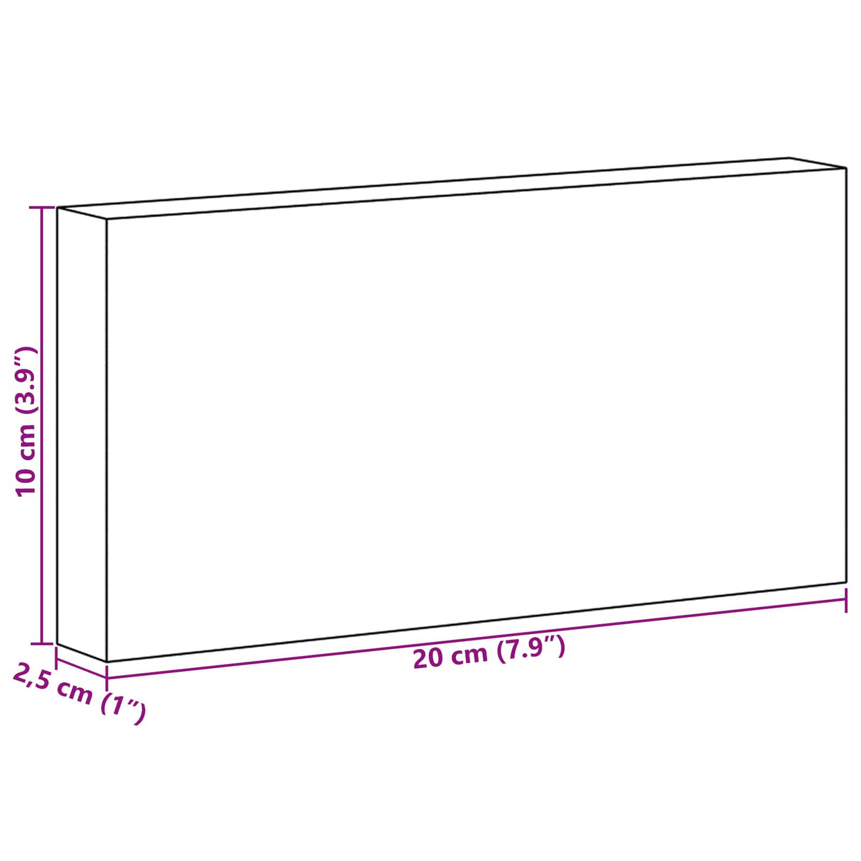 vidaXL Zoutstenen 10 pcs Roze 20 x 10 x 5 cm Zoutsteen