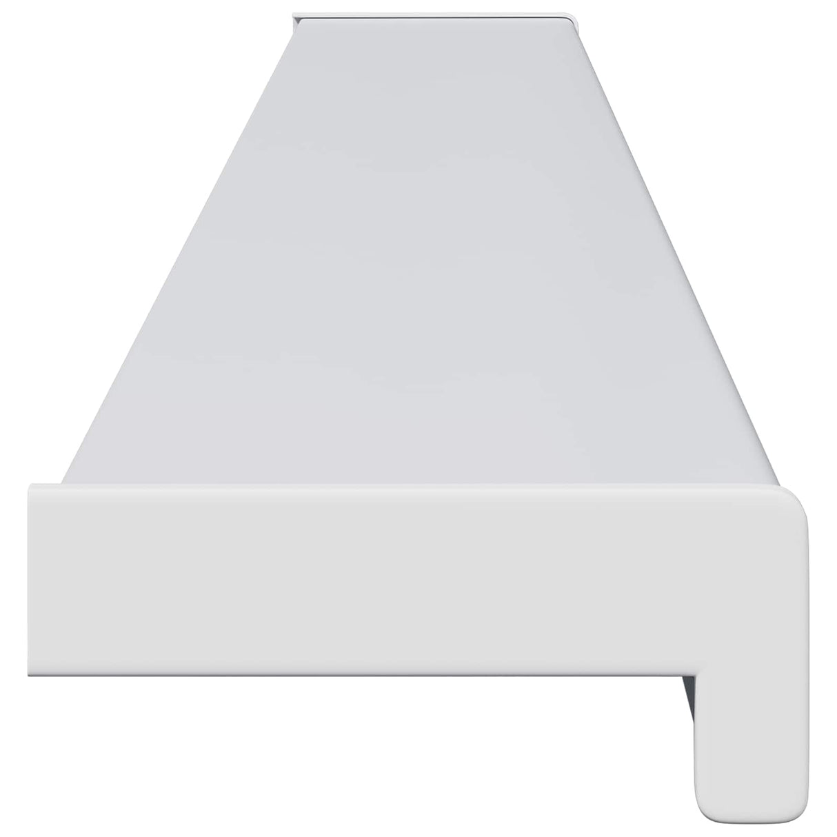 vidaXL Raamdorpel Wit 60 x 10 x 4,5 cm PVC