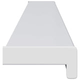 vidaXL Raamdorpel Wit 60 x 10 x 4,5 cm PVC