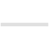 vidaXL Raamdorpel Wit 60 x 10 x 4,5 cm PVC