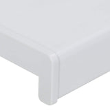 vidaXL Raamdorpel Wit 60 x 10 x 4,5 cm PVC