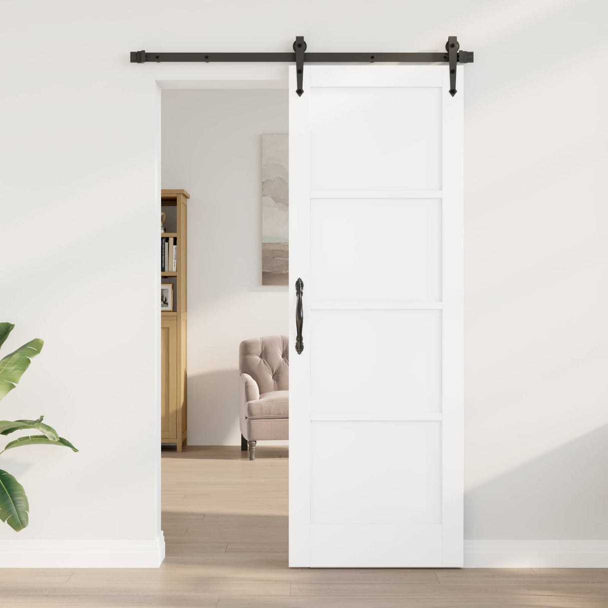 vidaXL Interior Door Natural 61 x 198.5 cm Plywood