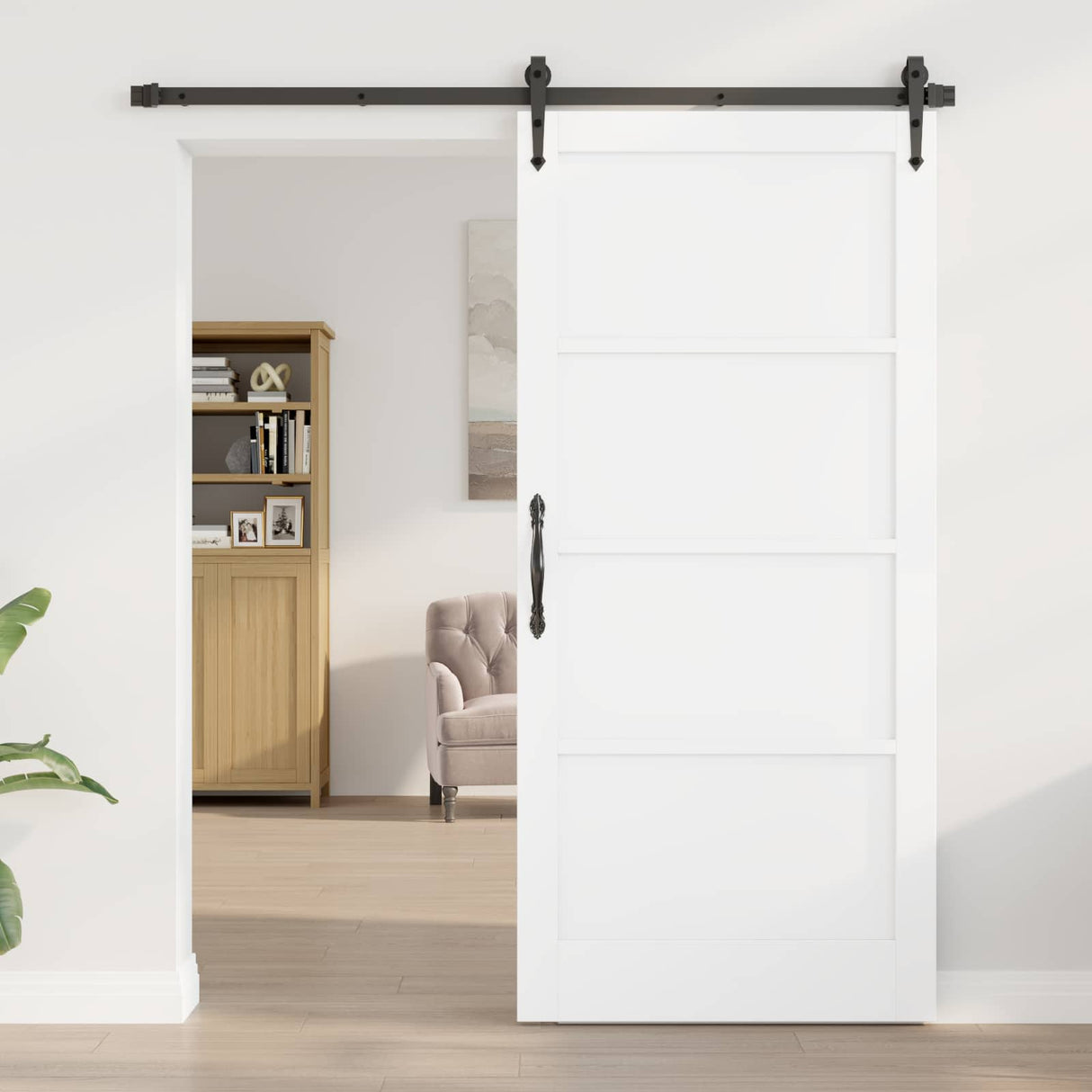 vidaXL Interior Door Natural 61 x 198.5 cm Plywood