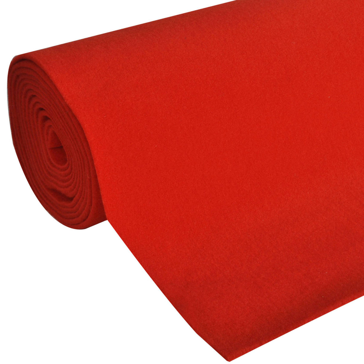 vidaXL Tapijt Rood 1 x 5 m Polyester