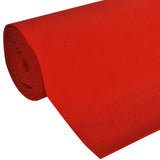 vidaXL Tapijt Rood 1 x 5 m Polyester