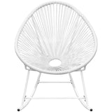 vidaXL Tuinstoel Acapulco poly rattan beige