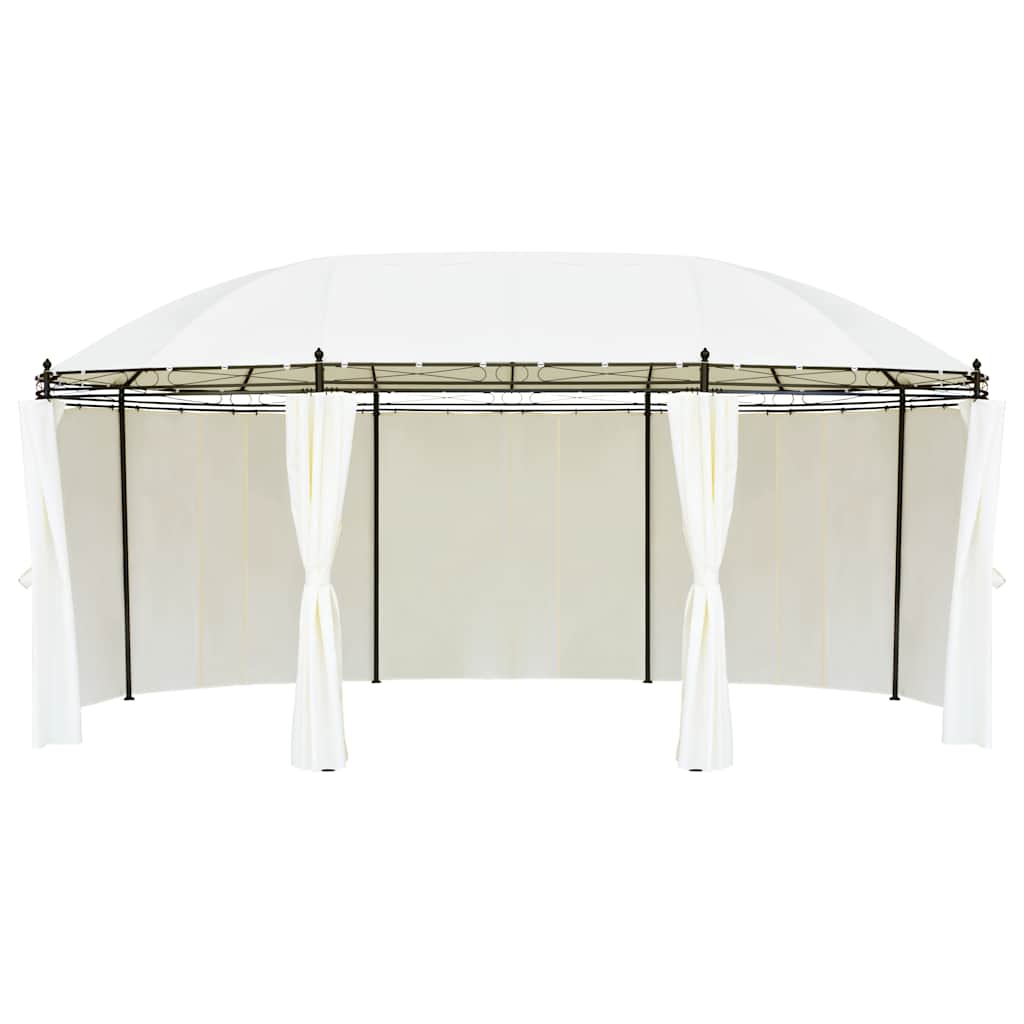 vidaXL Prieel 530x350x265 cm crèmewit