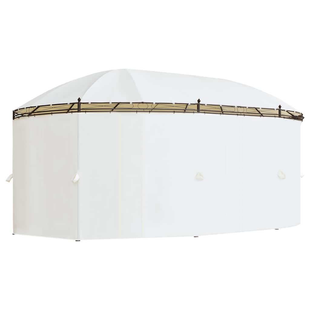 vidaXL Prieel 530x350x265 cm crèmewit