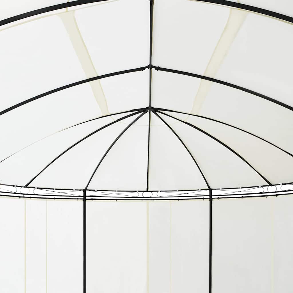 vidaXL Prieel 530x350x265 cm crèmewit