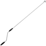 vidaXL Luifel handmatig uitschuifbaar 500 cm blauw en wit