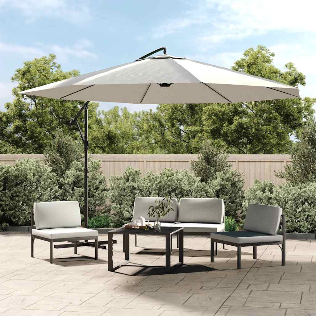 vidaXL Cantilever Parasol 3.5 m Green