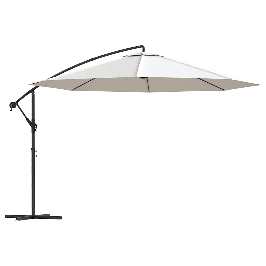 vidaXL Cantilever Parasol 3.5 m Green