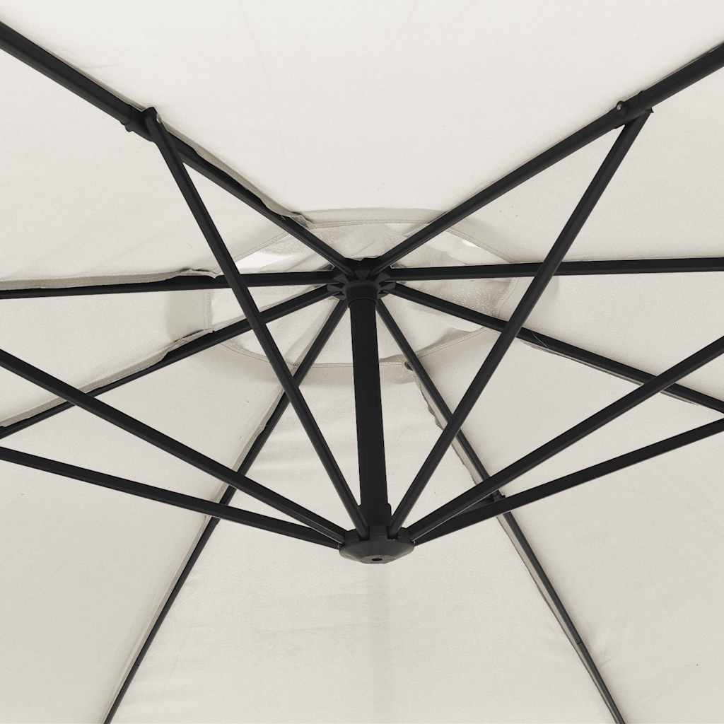 vidaXL Cantilever Parasol 3.5 m Green