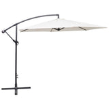 vidaXL Zweefparasol met aluminium paal 300 cm bordeauxrood