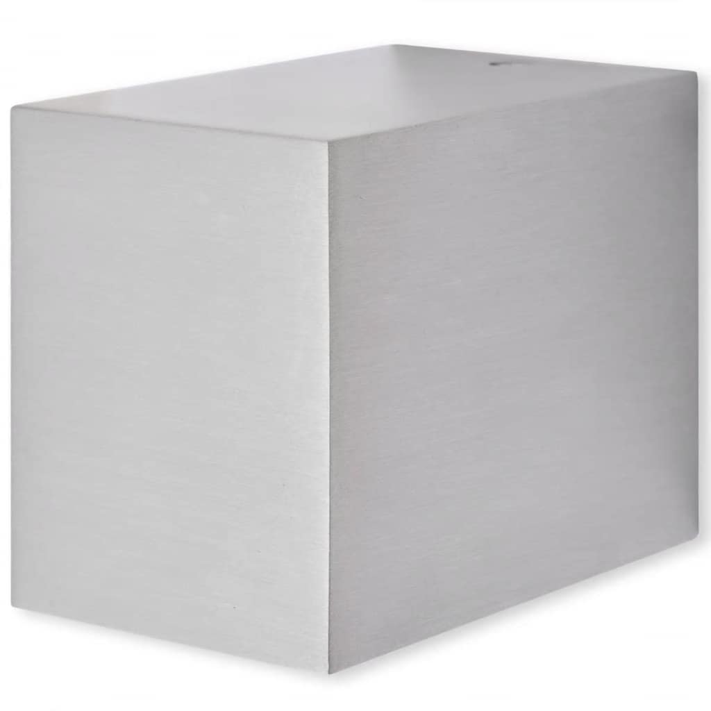 vidaXL Outdoor Wall Lamp Cube-shaped 2 pcs