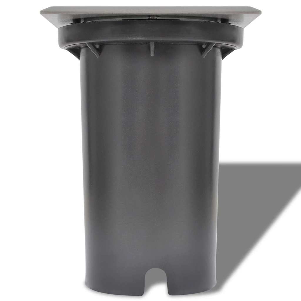 vidaXL LED-Grondspots buiten 3 stuks rond