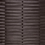 vidaXL 3-delige Bistroset met kussens poly rattan bruin