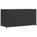 vidaXL Tuinbox 120x50x60 cm poly rattan zwart