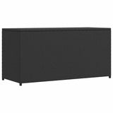 vidaXL Tuinbox 120x50x60 cm poly rattan zwart