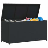 vidaXL Tuinbox 120x50x60 cm poly rattan zwart