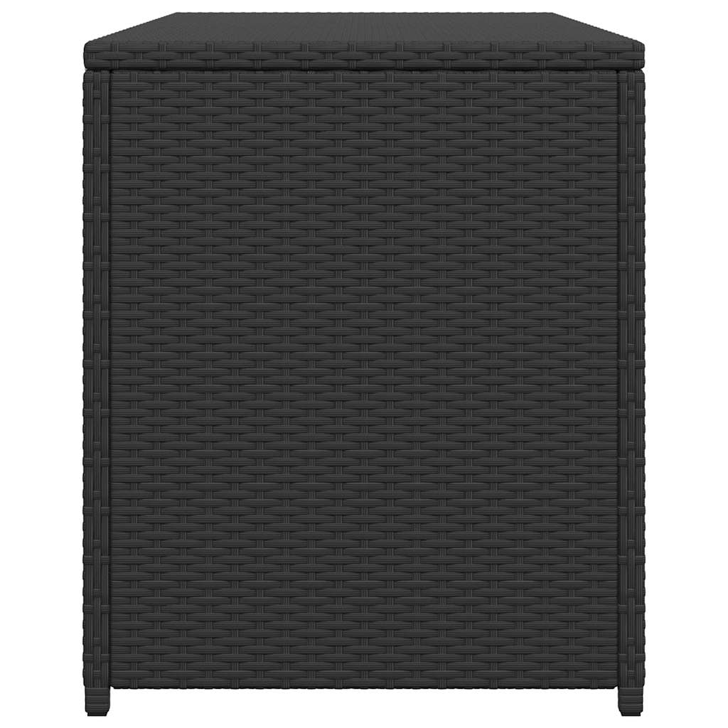 vidaXL Tuinbox 120x50x60 cm poly rattan zwart